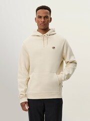 Les Deux Natural Felipe Patch Hoodie - Image 5 of 7