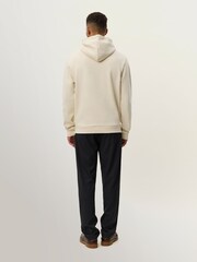Les Deux Natural Felipe Patch Hoodie - Image 6 of 7