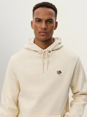 Les Deux Natural Felipe Patch Hoodie - Image 7 of 7