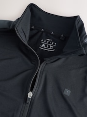 أسود - بسحاب كامل - Active Training Zip Up Top - صورة 8 من 8