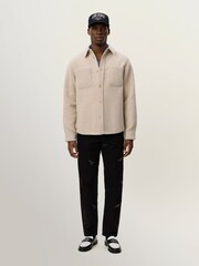 Les Deux Natural Lennon Bouclé Overshirt - Image 3 of 7