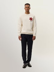 Les Deux Natural Flower Basket Sweatshirt - Image 1 of 7