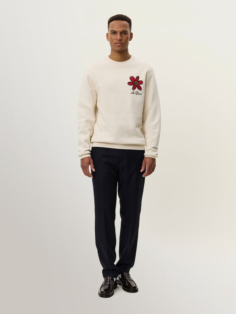 Les Deux Natural Flower Basket Sweatshirt - Image 1 of 7