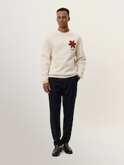 Les Deux Natural Flower Basket Sweatshirt - Image 5 of 7