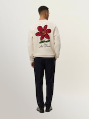 Les Deux Natural Flower Basket Sweatshirt - Image 6 of 7