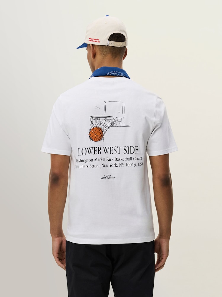 Les Deux White West Side T-Shirt - Image 2 of 5