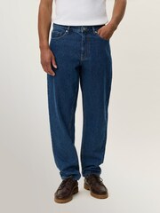 Les Deux Blue Ryder Washed Denim Jeans - Image 1 of 7