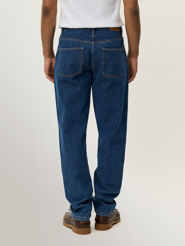 Les Deux Blue Ryder Washed Denim Jeans - Image 2 of 7