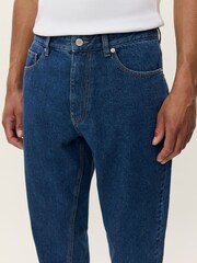 Les Deux Blue Ryder Washed Denim Jeans - Image 6 of 7