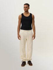Les Deux Natural Felipe Patch Joggers - Image 3 of 7
