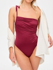 KBX Red Swim Shimmer Swimsuit - Image 4 of 7
