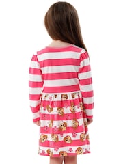 Character Pink PAW Patrol Skye Striped 100% Cotton Dress - Image 2 of 11