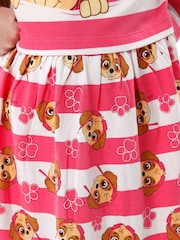 Character Pink PAW Patrol Skye Striped 100% Cotton Dress - Image 4 of 11