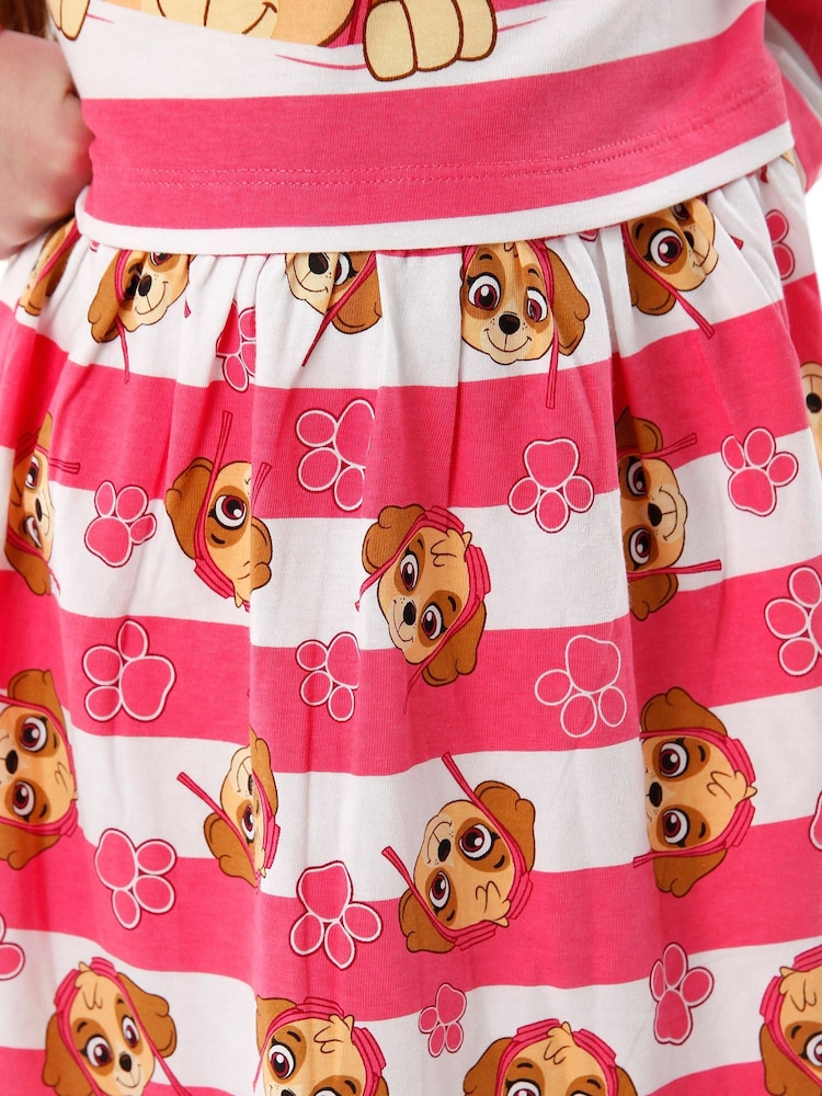 Buy Character Pink PAW Patrol Skye Striped 100% Cotton Dress from Next USA