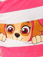 Character Pink PAW Patrol Skye Striped 100% Cotton Dress - Image 5 of 11