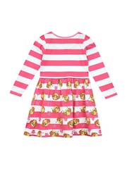 Character Pink PAW Patrol Skye Striped 100% Cotton Dress - Image 7 of 11
