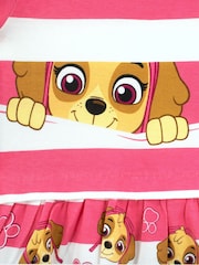 Character Pink PAW Patrol Skye Striped 100% Cotton Dress - Image 8 of 11