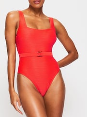 KBX Orange Swim Crinkle Swimsuit - Image 1 of 7