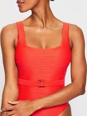 KBX Orange Swim Crinkle Swimsuit - Image 3 of 7