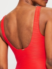 KBX Orange Swim Crinkle Swimsuit - Image 4 of 7