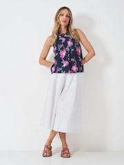 Crew Clothing Blue Estelle Sleeveless Top - Image 3 of 5