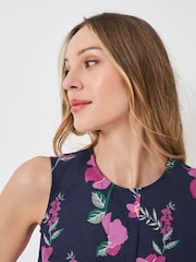 Crew Clothing Blue Estelle Sleeveless Top - Image 4 of 5