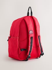 Superdry Red Embroidered Varsity Badge Logo Backpack - Image 2 of 5
