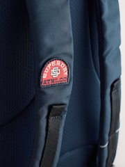 Superdry Navy Embroidered Varsity Badge Logo Backpack - Image 5 of 5