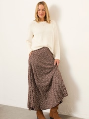 FatFace Sophia Ivory Knitted Slub Jumper - Image 3 of 5