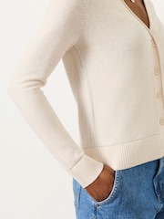 FatFace Lucee Oatmeal Knitted Cardigan - Image 3 of 6