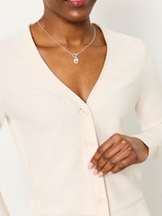 FatFace Lucee Oatmeal Knitted Cardigan - Image 4 of 6