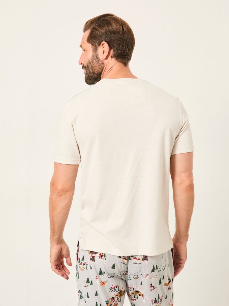 FatFace White Fetching Adventure T-Shirt - Image 2 of 6 FatFace White Fetching Adventure T-Shirt - Image 2 of 6