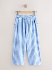 Blue Wide Leg Stripe Trousers (3-16yrs) - Image 2 of 4