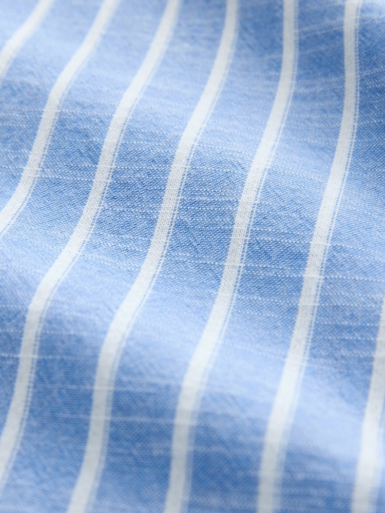 Blue Wide Leg Stripe Trousers (3-16yrs) - Image 4 of 4