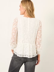 FatFace Marianne Ivory Lace Top - Image 2 of 5