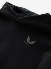 Schwarz - Castore Logo Oversized Heavyweight Cotton Hoodie - Bild 11 von 12