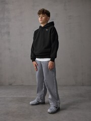 Castore Black Logo Long Sleeve Cotton Hoodie - Image 5 of 9