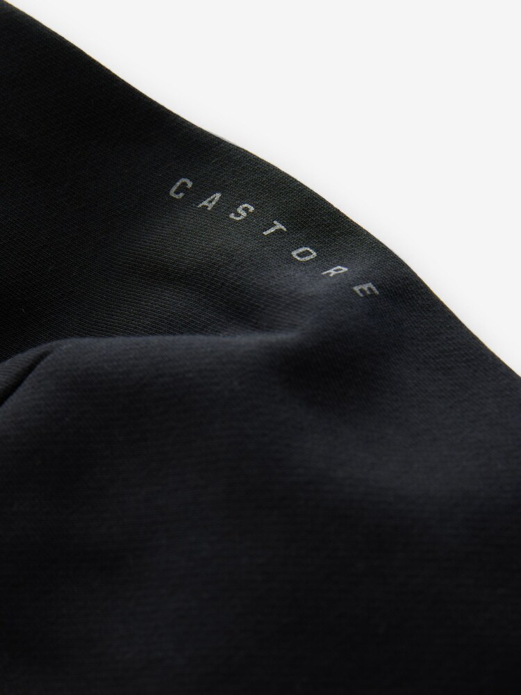 Castore Black Logo Long Sleeve Cotton Hoodie - Image 9 of 9