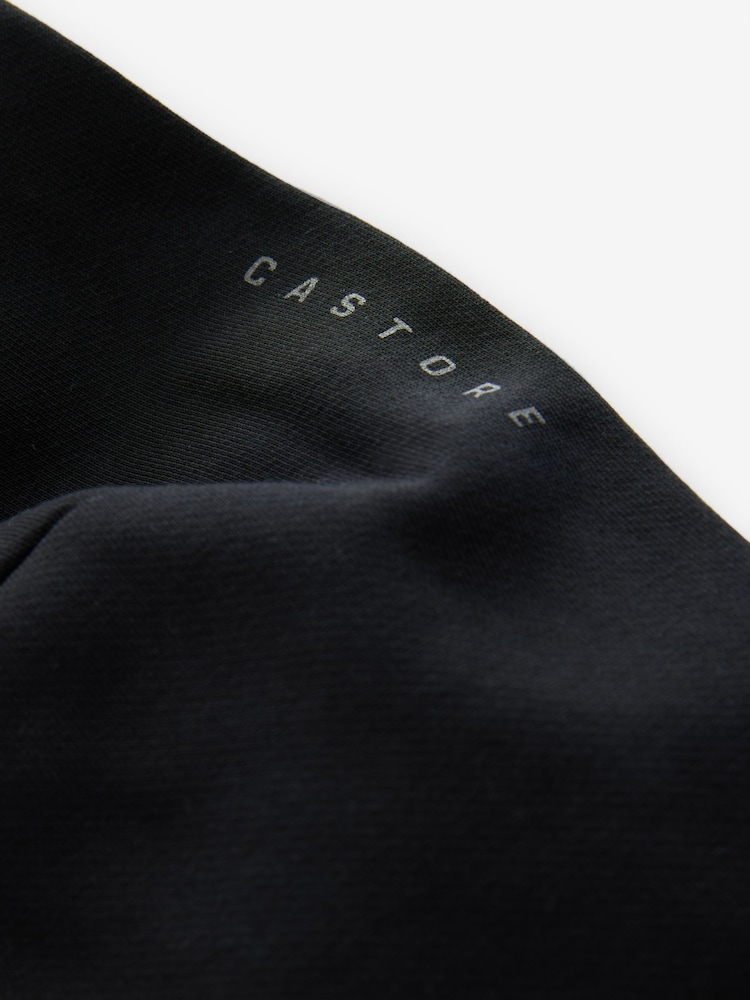Castore Black Logo Long Sleeve Cotton Hoodie - Image 9 of 9 Castore Black Logo Long Sleeve Cotton Hoodie - Image 9 of 9