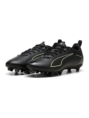 أسود - Puma Kids Ultra 6 Play Firm Ground Football Boots - صورة 3 من 6