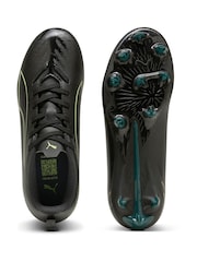 أسود - Puma Kids Ultra 6 Play Firm Ground Football Boots - صورة 5 من 6