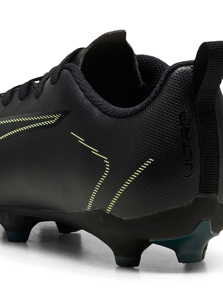 أسود - Puma Kids Ultra 6 Play Firm Ground Football Boots - صورة 6 من 6
