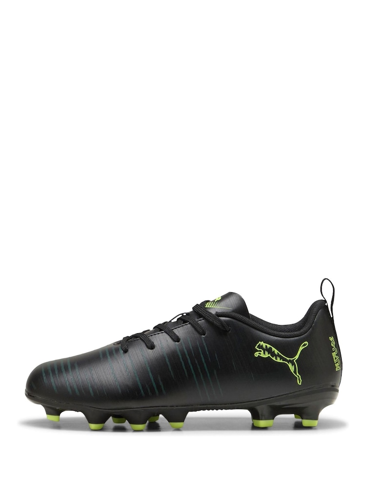 Puma Black Kids Future 8 Play Firm Ground Football Boots - Image 2 of 6 Puma Black Kids Future 8 Play Firm Ground Football Boots - Image 2 of 6