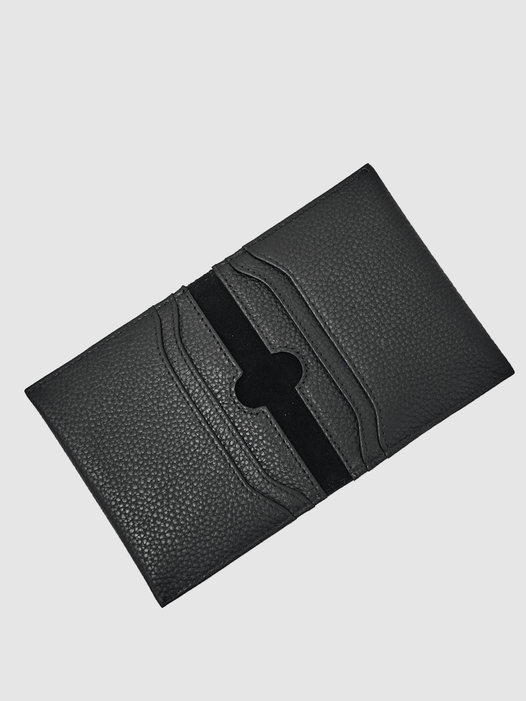 Reiss Black Hilton Leather Bi-Fold Cardholder - Image 2 of 3 Reiss Black Hilton Leather Bi-Fold Cardholder - Image 2 of 3