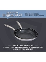 Prestige Silver 2 Piece Scratch Guard Frying Pans Set - Image 5 of 10