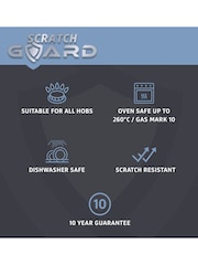 Prestige Silver 2 Piece Scratch Guard Frying Pans Set - Image 6 of 10