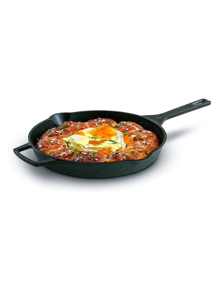 Prestige Black Nadiya Cast Iron 25cm Frying Pan - Image 1 of 9
