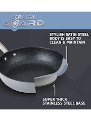 Prestige Silver Scratch Guard 29cm Stainless Steel Stirfry Pan - Image 3 of 5