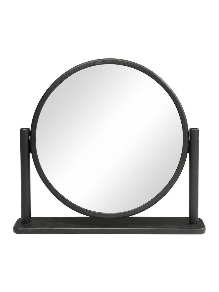 Cotswold Company Black Oak Berkeley Dressing Table Mirror - Image 2 of 3