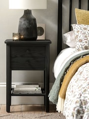 Cotswold Company Black Oak Berkeley Bedside - Image 2 of 6